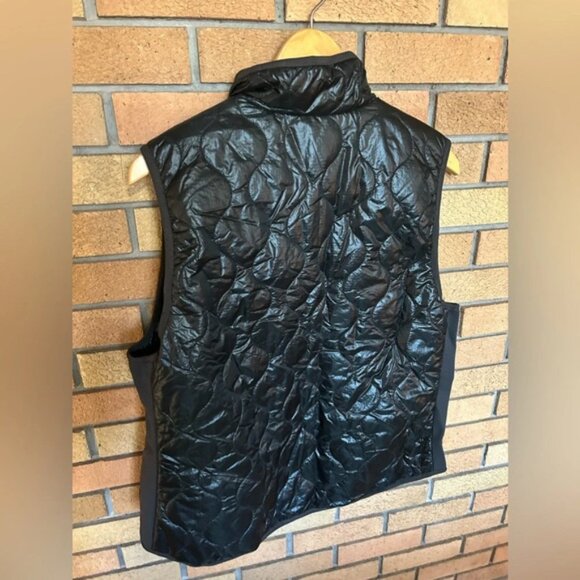 NWT J. Crew Vest Quilted Primaloft Black Full Zip Up Mock Neck Women’s Size XL - Picture 5 of 5